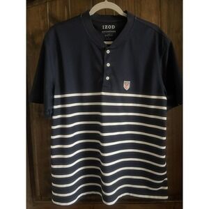 IZOD Men's Shirt Advantage Performance Natural Stretch Cool FX 37 Size L